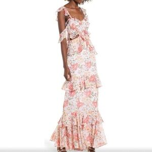 WAYF Maxi Floral Dress